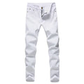 Men's Slim Fit White Pants