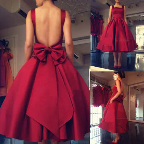 Sleeveless Dress for Bridesmaids and Short Formal Gowns