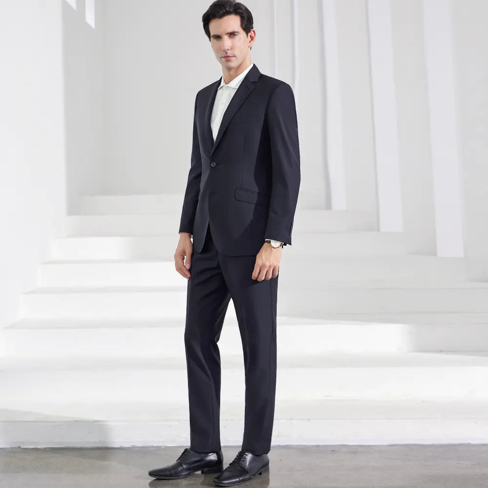 High-End Men's Suit with Bow Tie for Weddings and Events