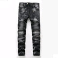 Men's Nostalgic Locomotive Straight Jeans Pants