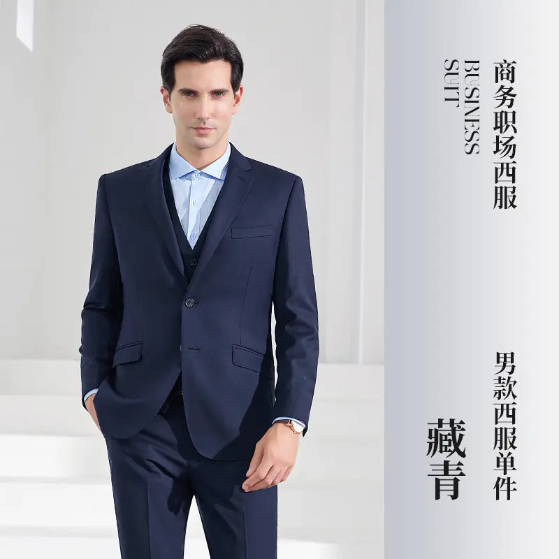 High-End Men's Suit with Bow Tie for Weddings and Events