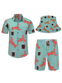 Beer Shirts for MenLobster ShirtCrawfish Shirts for MenFunny Hawaiian Shirts for MenMens Novelty Button-Down ShirtsFunny Button up Shirts for Men013