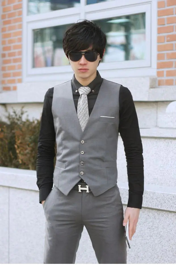 Men's Vest, Work Suit Waistcoat, Vest Top