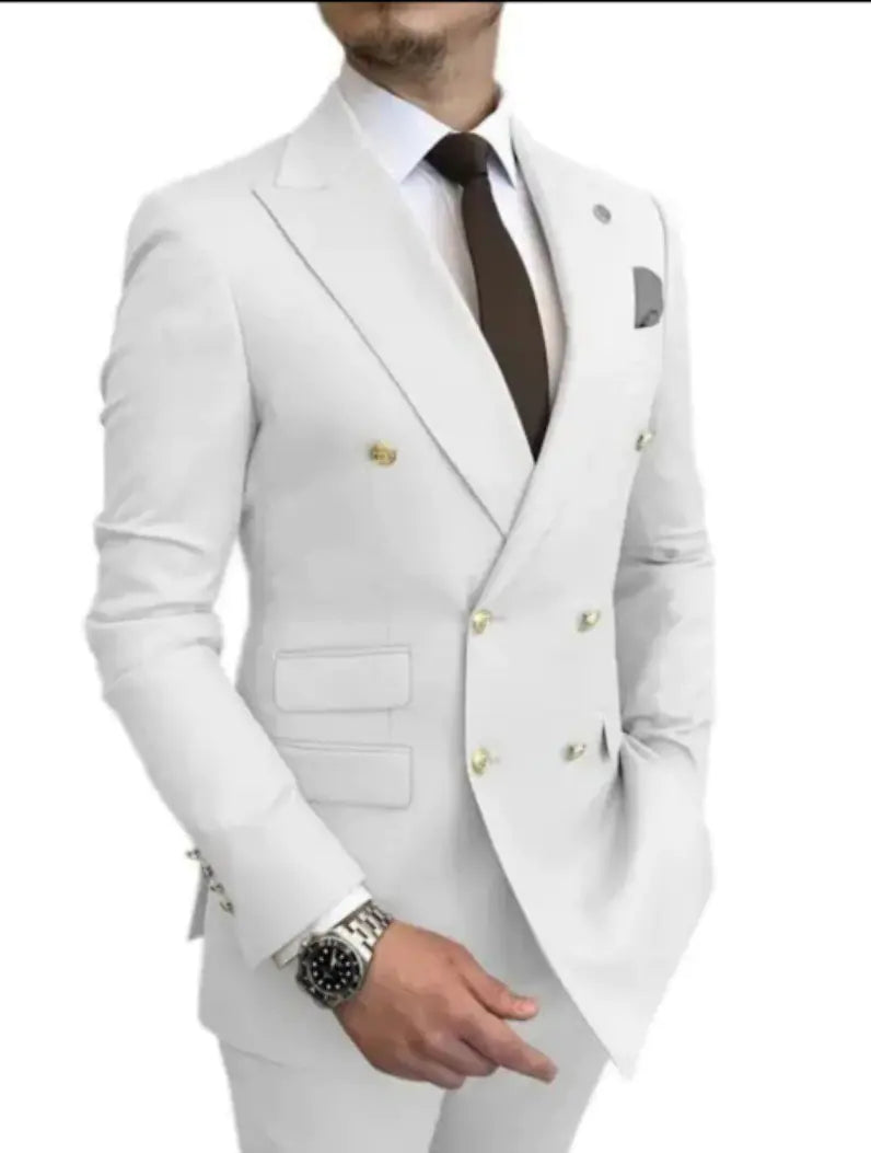 2023 Men's Suit Set for Weddings and Business Events