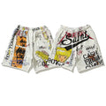 Hand-Painted Graffiti Street Loose Men's Shorts