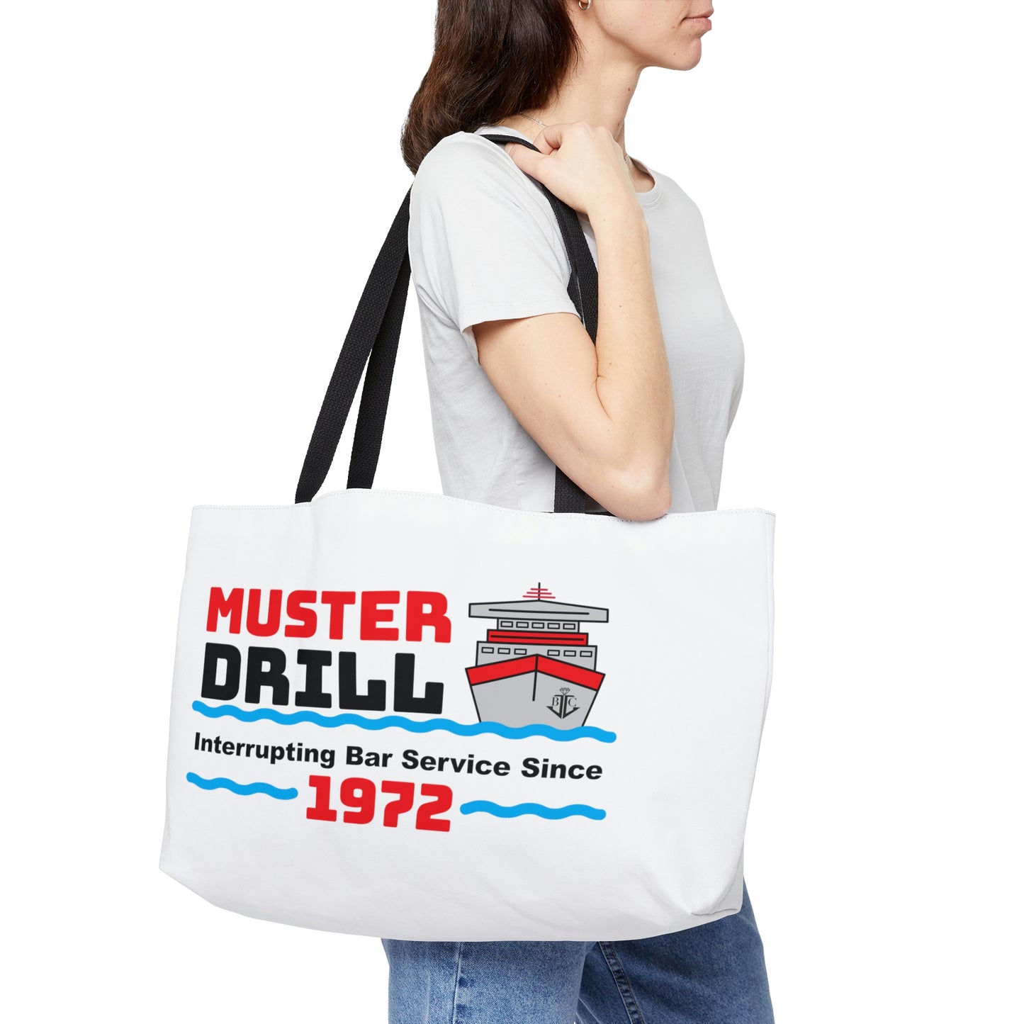Muster Drill Interrupting Bar Service Since 1972-Weekender Tote Bag