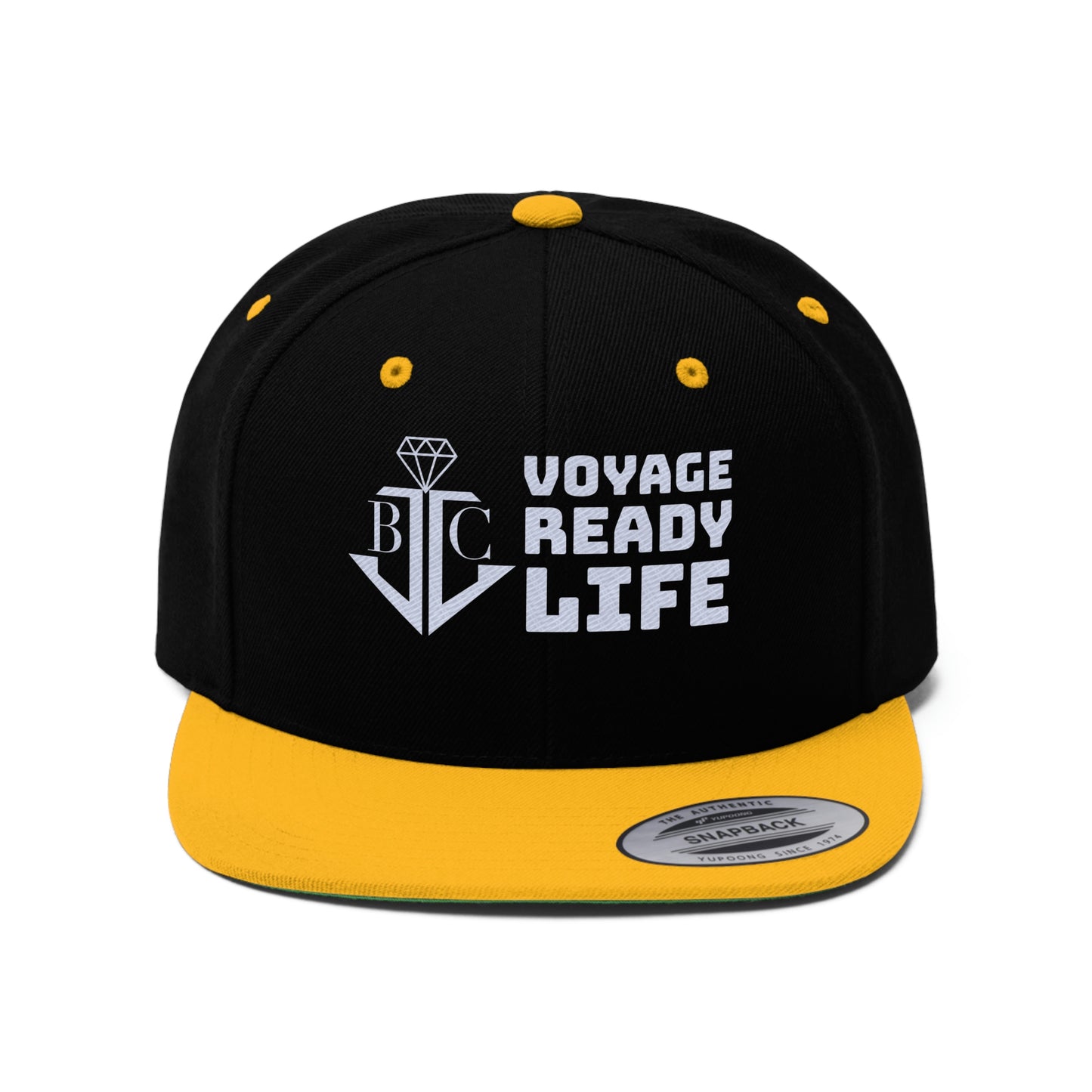 Voyage Ready Life–Unisex Flat Bill Hat