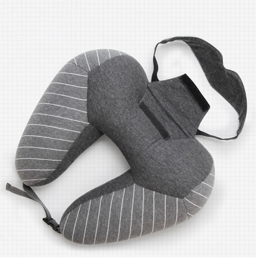 Travel Pillow With Eye Mask