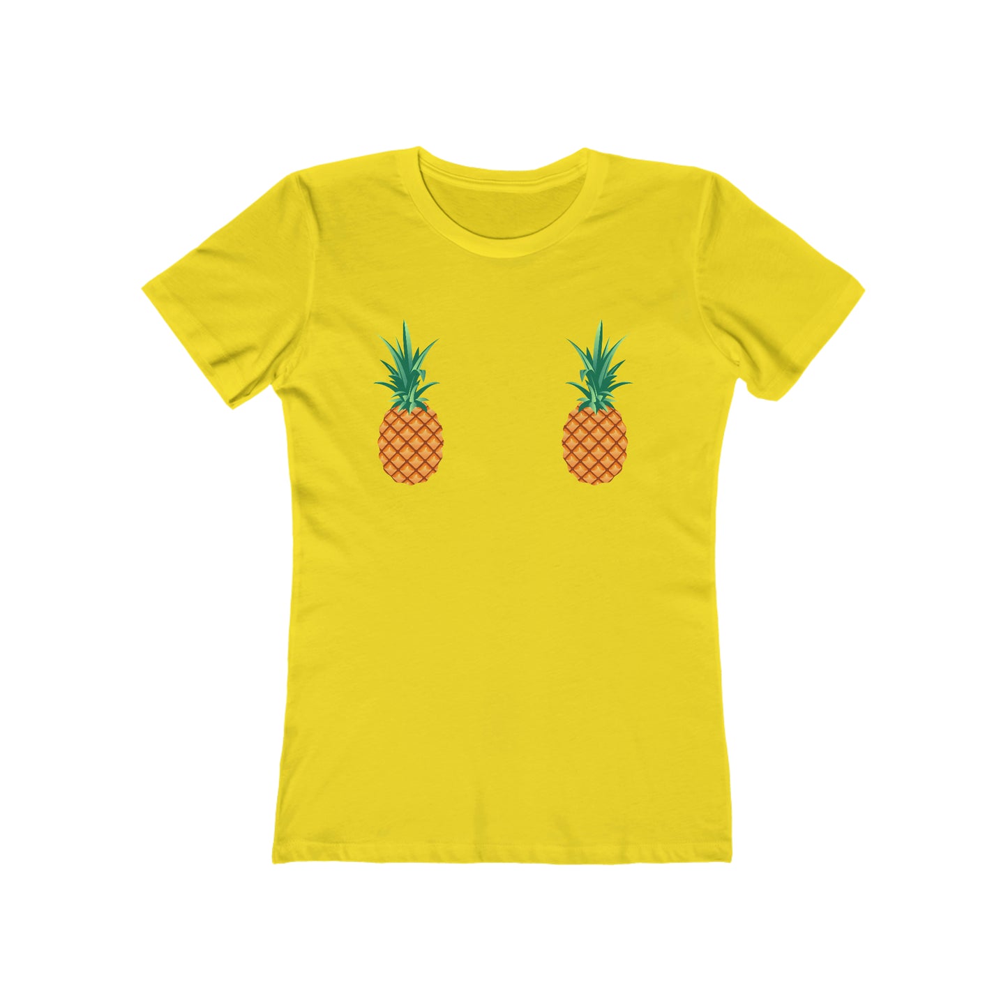 Pineapples–Women's The Boyfriend Tee