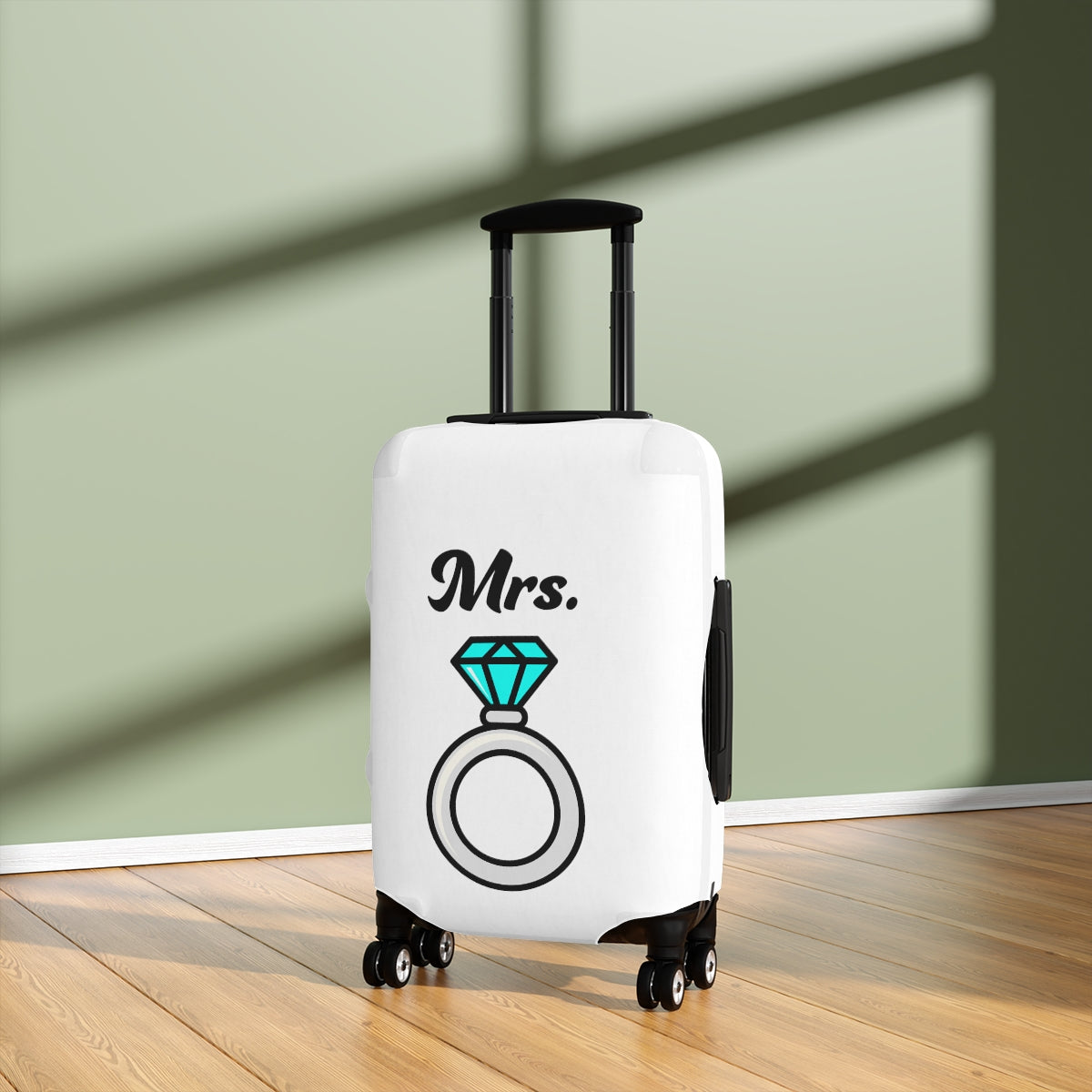 Mrs. Wedding Ring-Luggage Cover