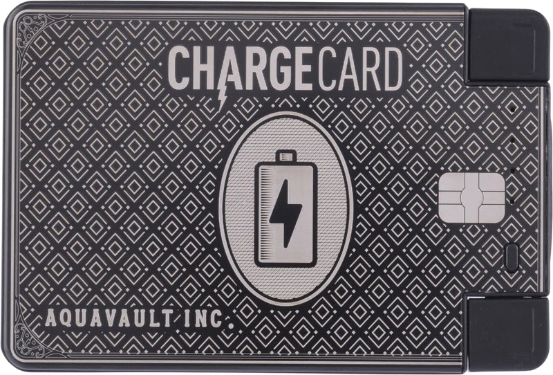 Aquavault–ChargeCard® Ultra-Thin Credit Card Size Phone Charger