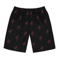 Neon Pink Flamingo–Men's Board Shorts (AOP)
