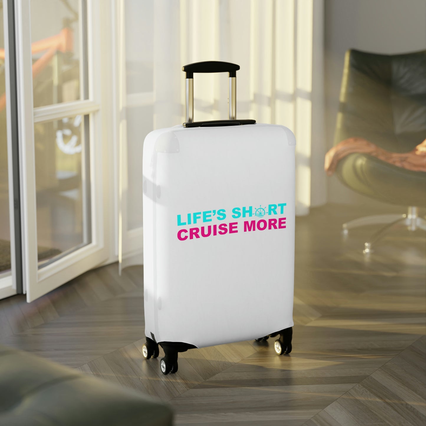 Life's Short Cruise More– Luggage Cover