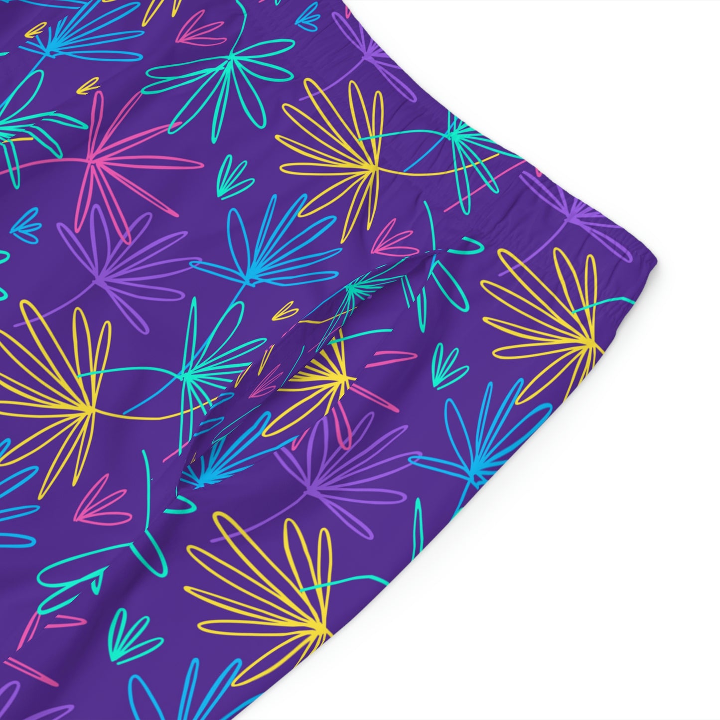 Neon Palms–Men's Board Shorts (AOP)