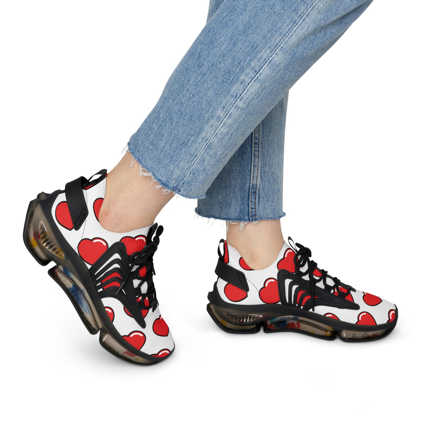Heart–Women's Mesh Sneakers