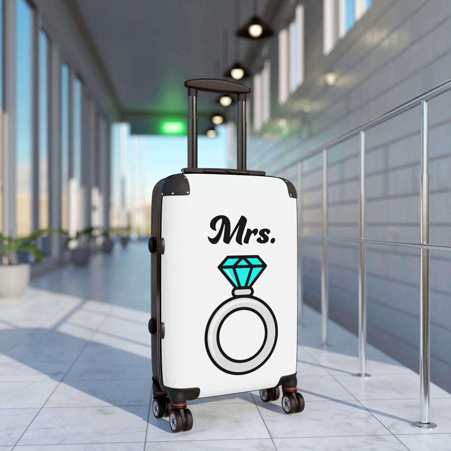 Mrs. Wedding Ring-Suitcases